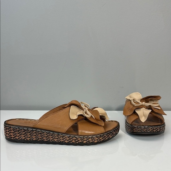 Spring Step Hilary Wedge Sandals Size 41(9.5-10) Artsy - Picture 1 of 15